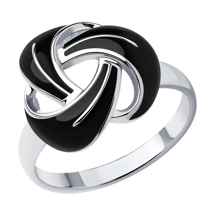 

Кольцо из серебра р. 17 Diamant 94-110-01658-1, эмаль, 94-110-01658-1
