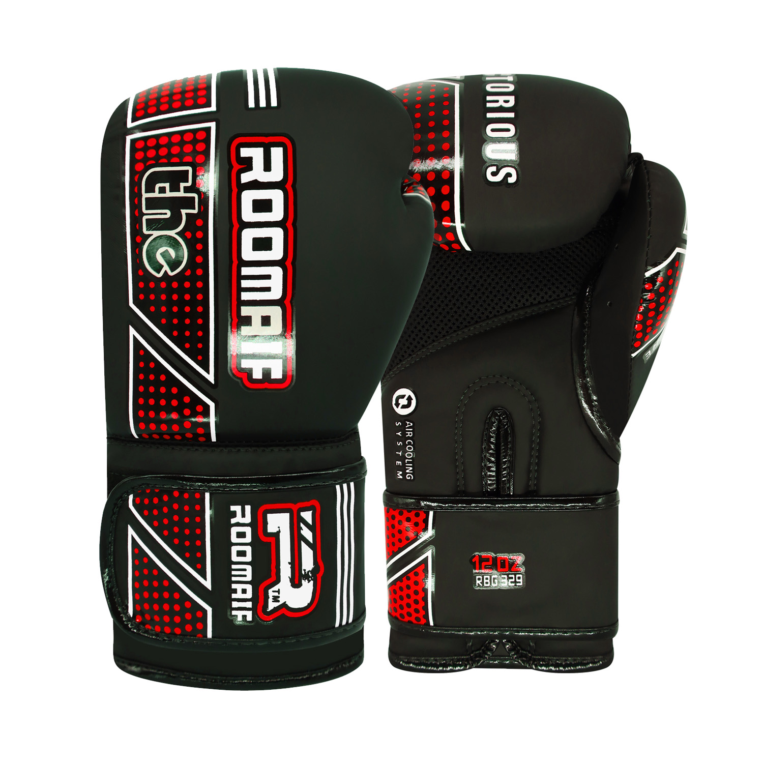 

Боксерские перчатки Roomaif Rbg-329 Dx Black (12 oz), Черный;красный;белый, Rbg-329 Dx