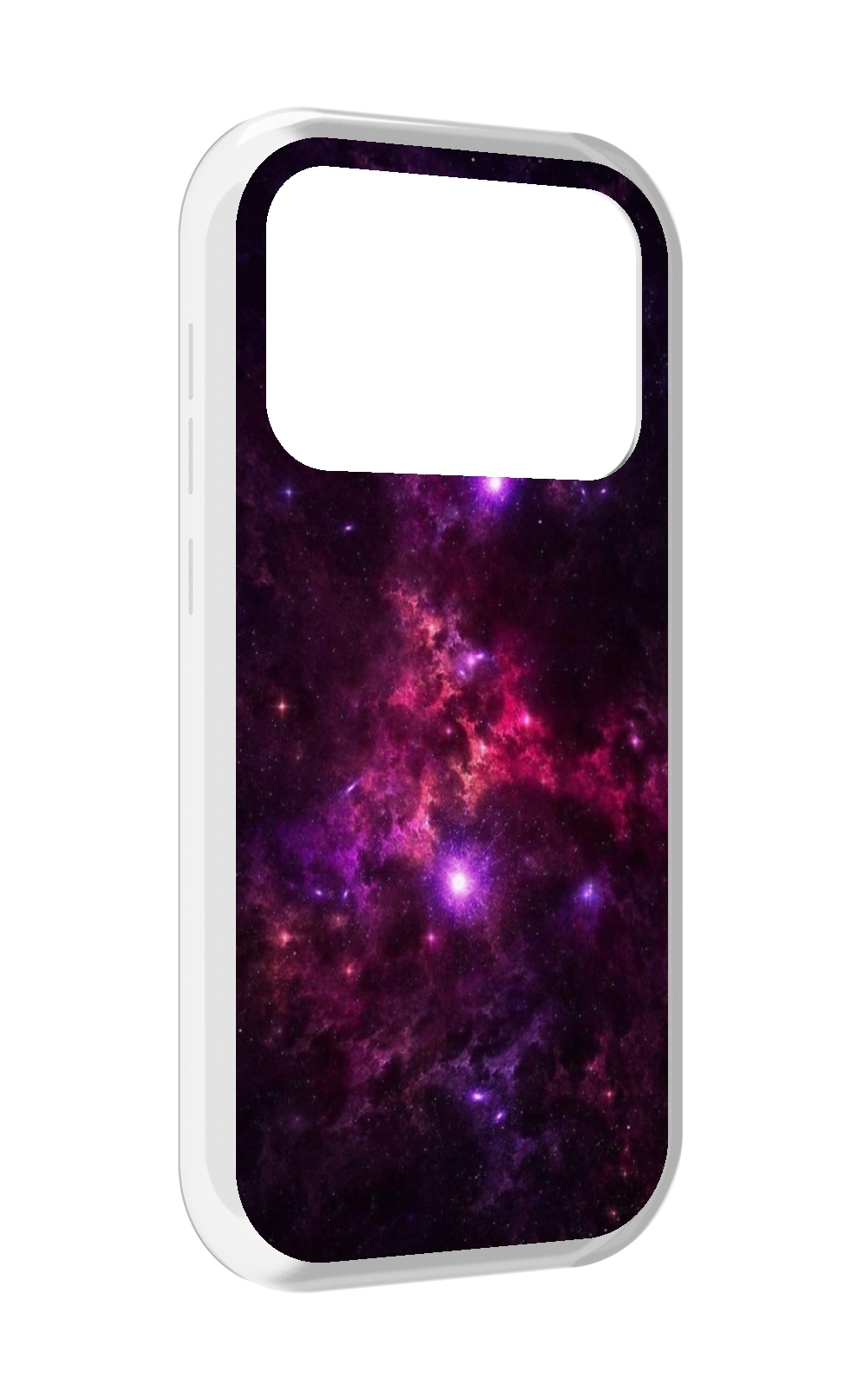 

Чехол MyPads фиолетовый-космос-с-облаками для Oukitel F150 Air1 Pro / F150 Air1, Прозрачный, Tocco