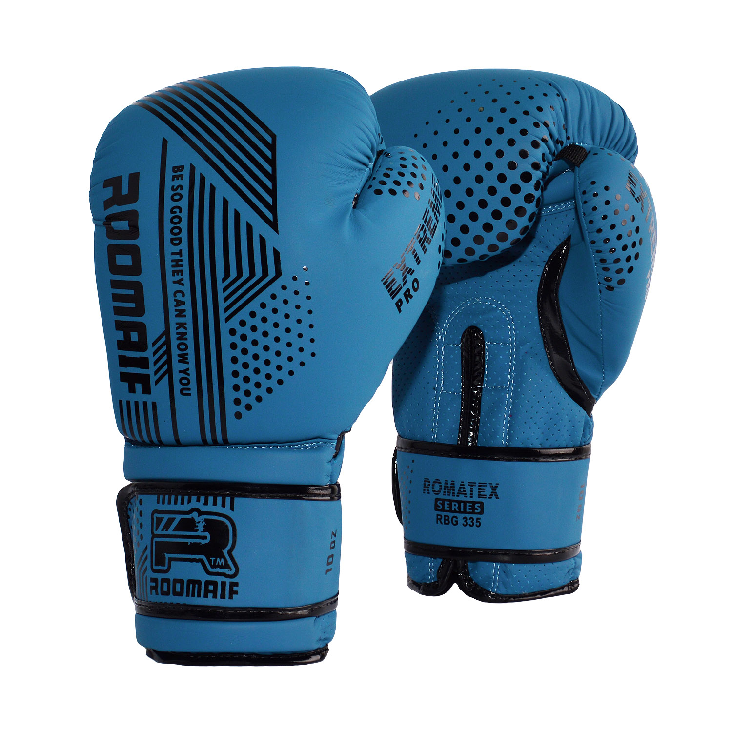 Боксерские перчатки Roomaif Rbg-335 Dх Blue (14 oz)