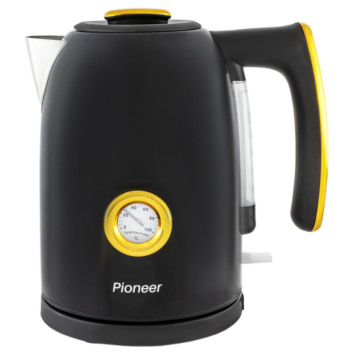 

Чайник электрический Pioneer KE560M 17 л черный, KE560M