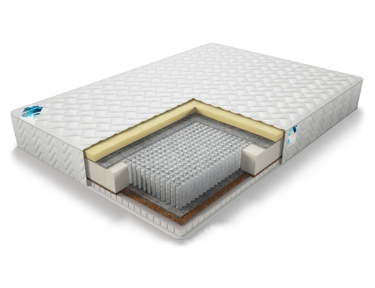 

Матрас DIMAX Микро Медиум мемо 70x190, Белый, Микро Медиум мемо