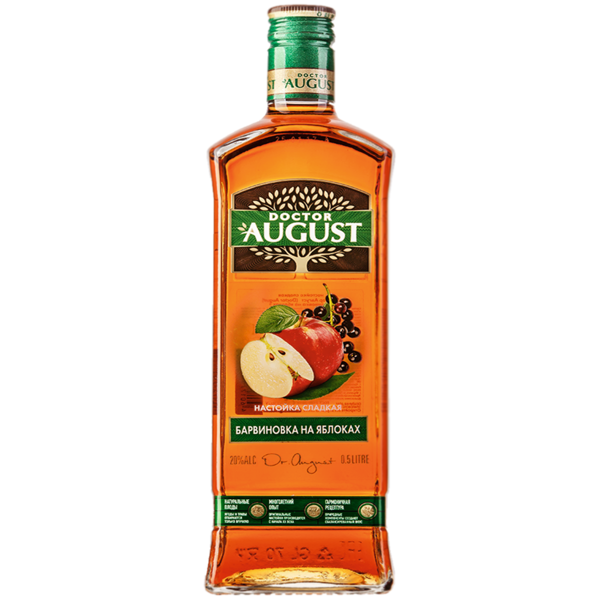 

Настойка Doctor August Барвиновка на яблоках 0,5 л