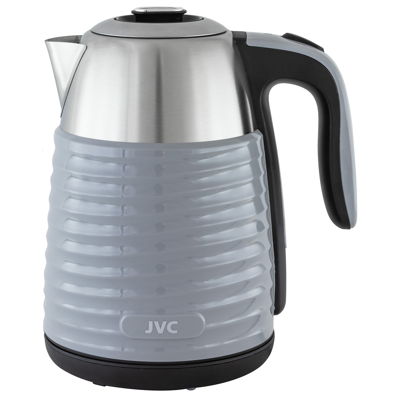 Чайник электрический JVC JK-KE1725 17 л серый чайник электрический jvc jk ke1725 серый 1 7 л 2200 вт скрытый нагревательный элемент нержавеющая сталь