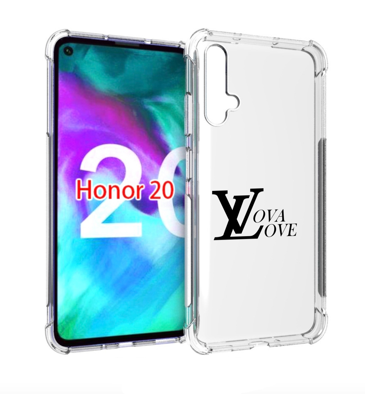 Чехол бампер MyPads Лова-лове для Honor 20