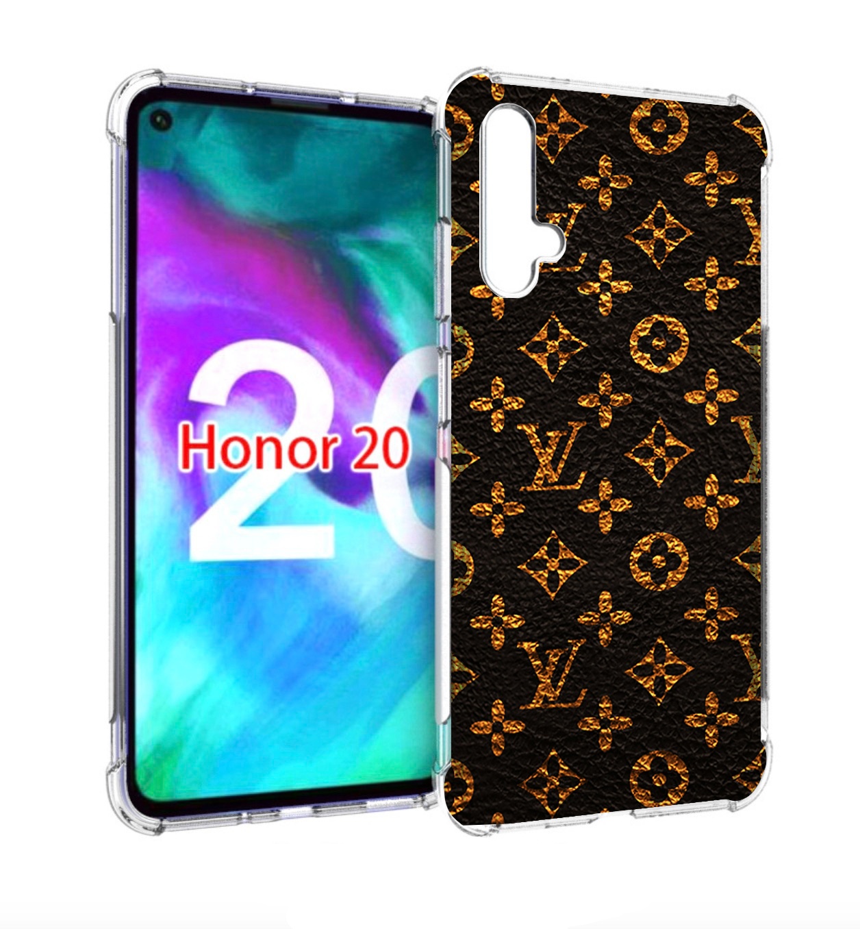 

Чехол бампер MyPads Батат мужской женский для Honor 20 Honor, Прозрачный, Tocco