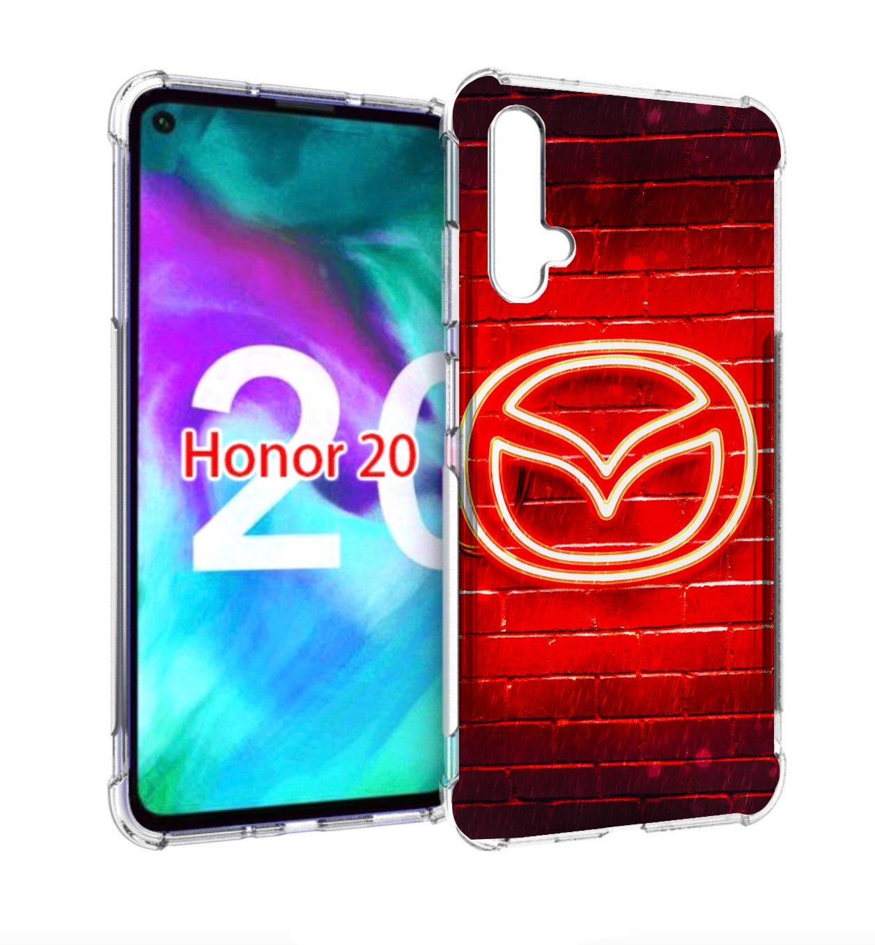 

Чехол бампер MyPads Мазда для Honor 20, Прозрачный, Tocco