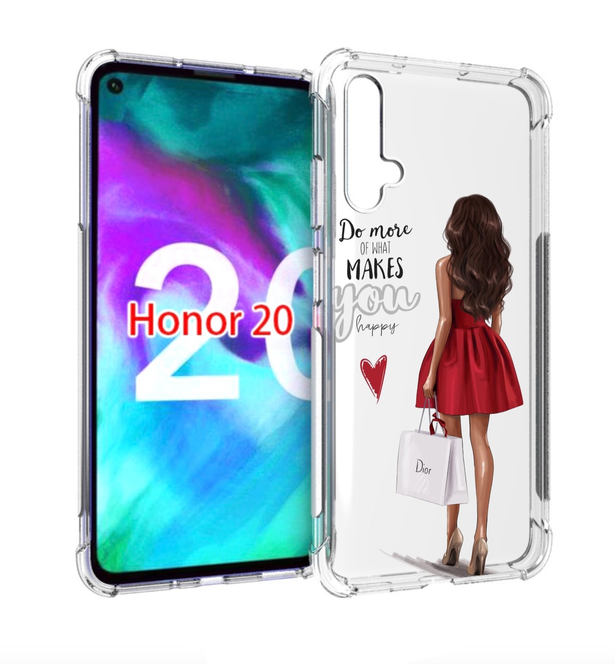 

Чехол бампер MyPads Маленькие-радости женский для Honor 2, Прозрачный, Tocco