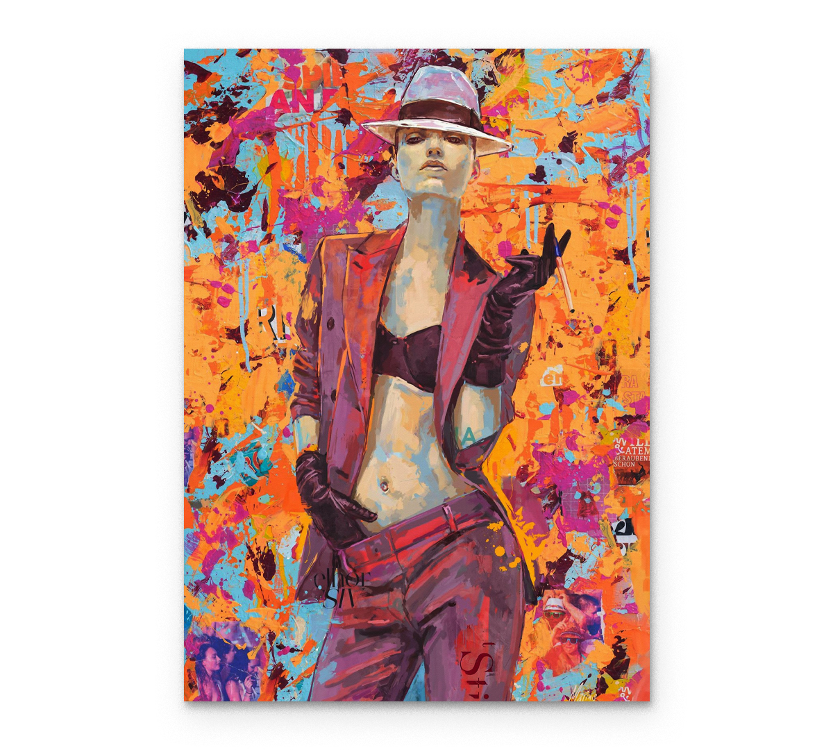 

Картина интерьерная на холсте Poly Print Art Вызов 40х60 см.