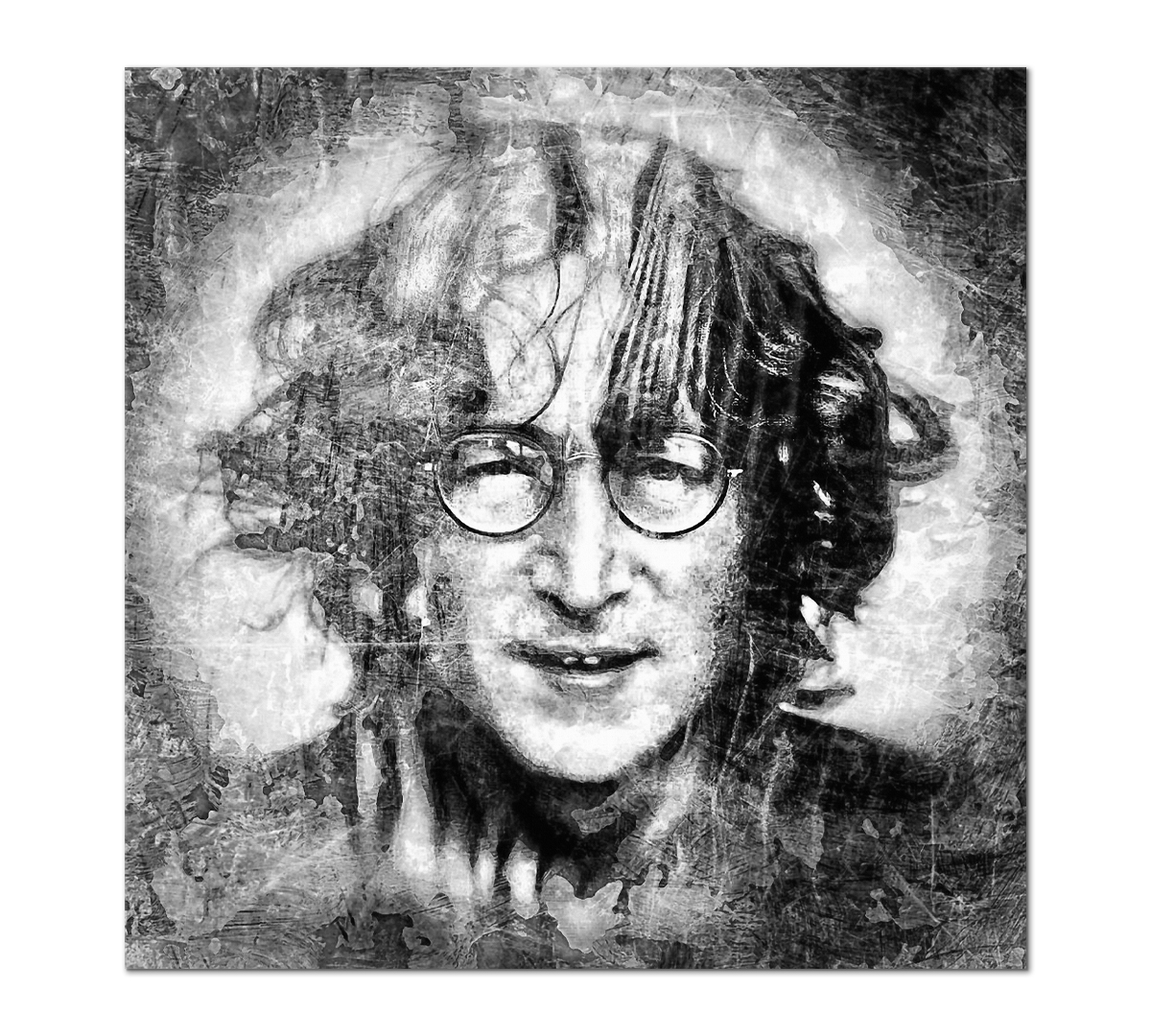 

Картина интерьерная на холсте Poly Print Art Джон Леннон 70х70 см.