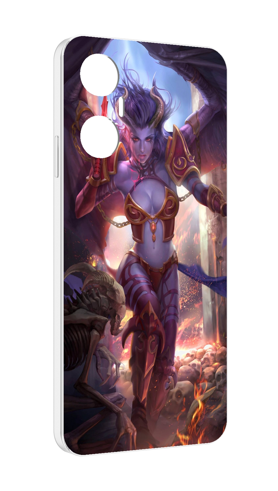 

Чехол MyPads queen of pain dota 2 для Infinix Hot 20 5G, Прозрачный, Tocco