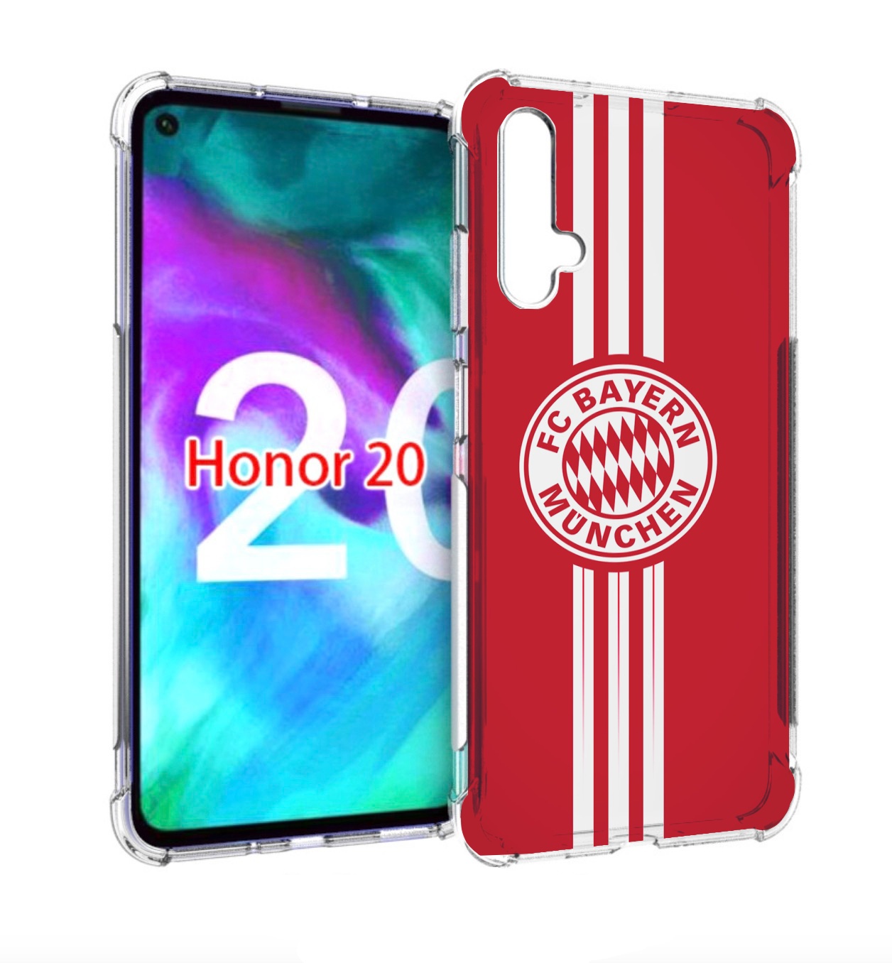 

Чехол бампер MyPads Мюнхен для Honor 20, Прозрачный, Tocco