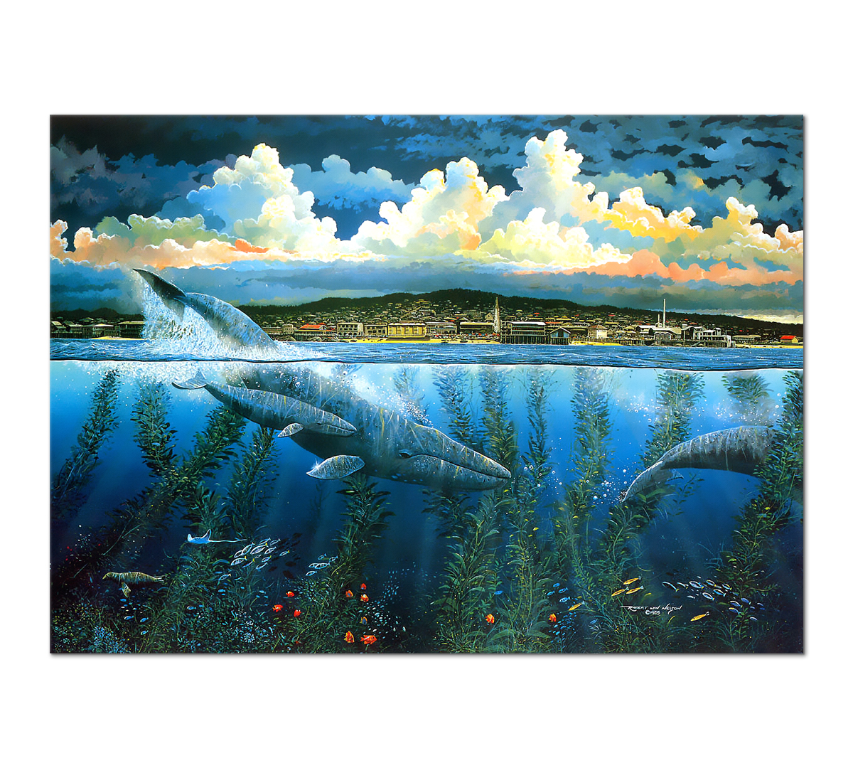

Картина на холсте Poly Print Art Репродукция картины 1 Роберт Линн Нельсон 40х60 см.