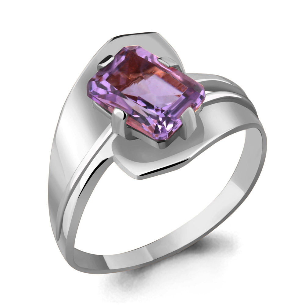 

Кольцо из серебра с аметистом р., Aquamarine 6563004, 6563004_925_р