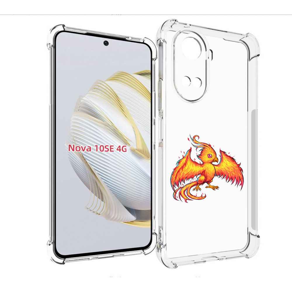 

Чехол MyPads огненная-птичка для Huawei Nova 10 SE, Прозрачный, Tocco
