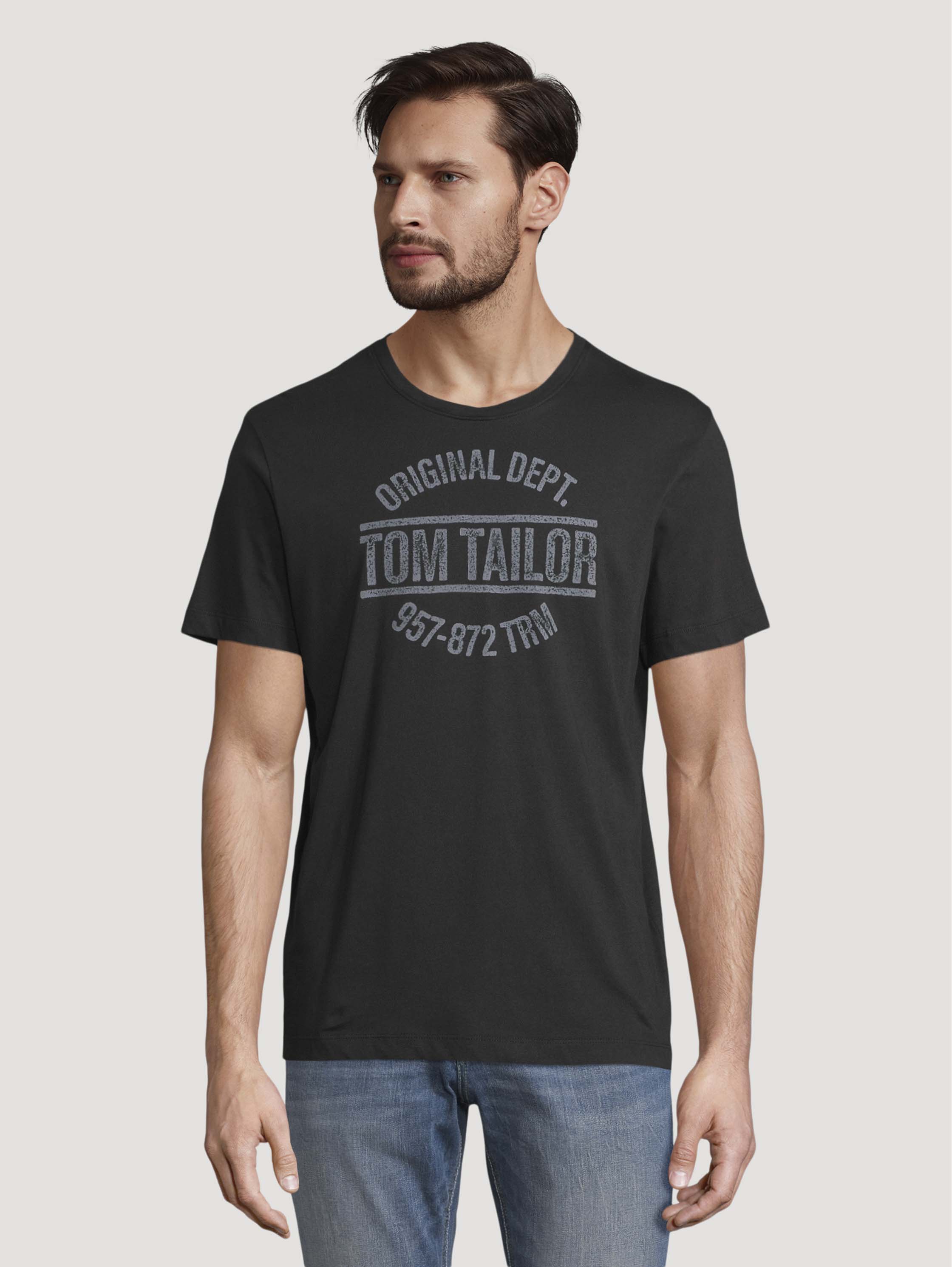 

Футболка мужская TOM TAILOR 1029141 черная L, 1029141