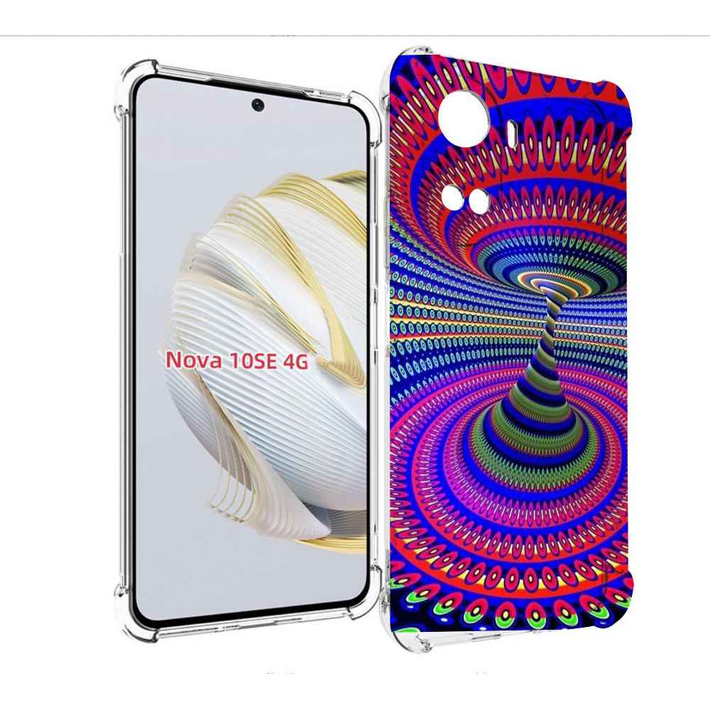 Чехол MyPads оптическая иллюзия для Huawei Nova 10 SE