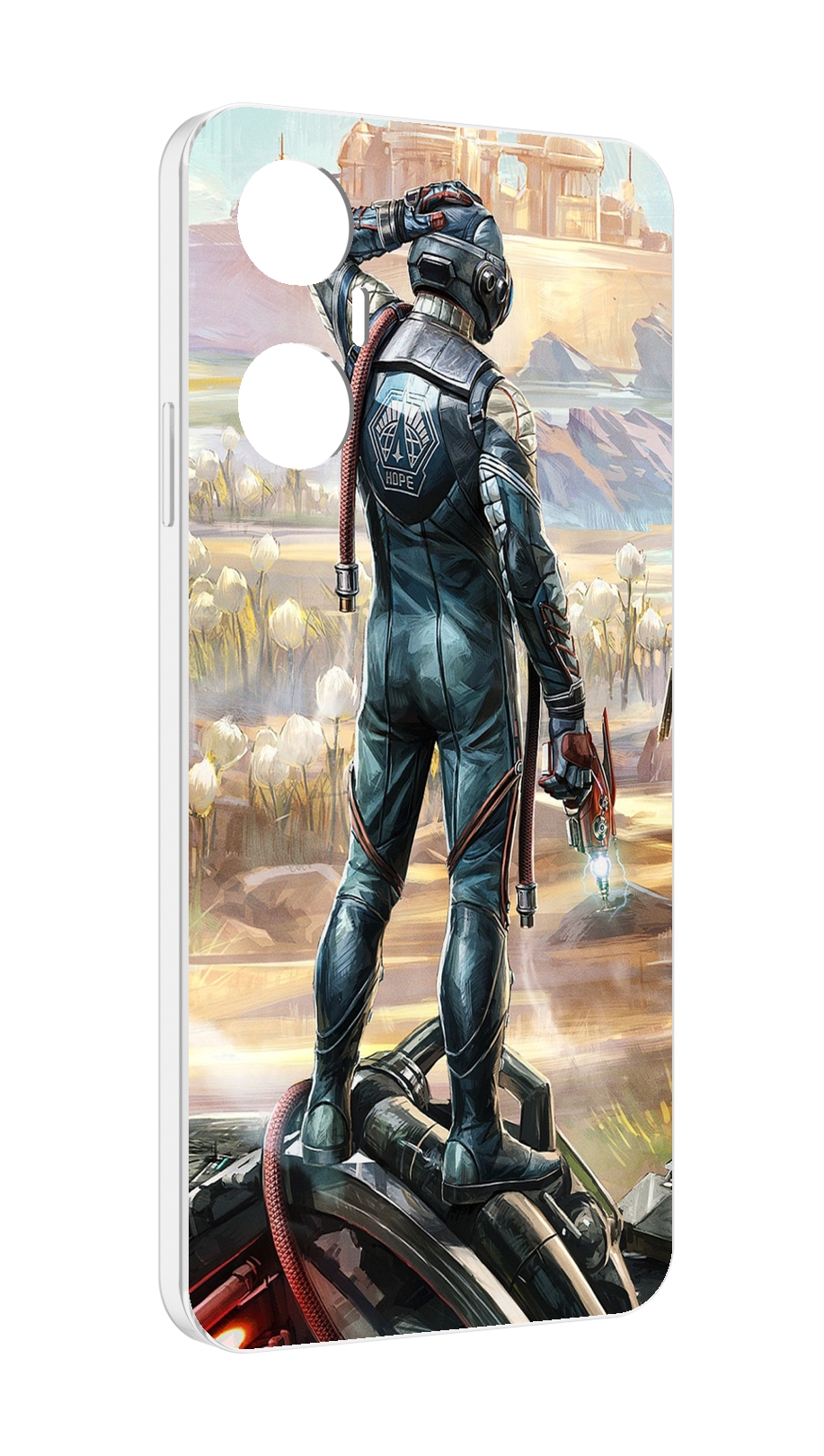 

Чехол MyPads the-outer-worlds для Infinix Hot 20 5G, Прозрачный, Tocco