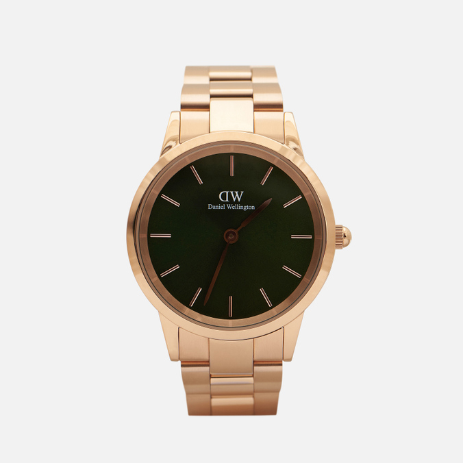 Наручные часы мужские Daniel Wellington Iconic Link Emerald DW00100419_золотой