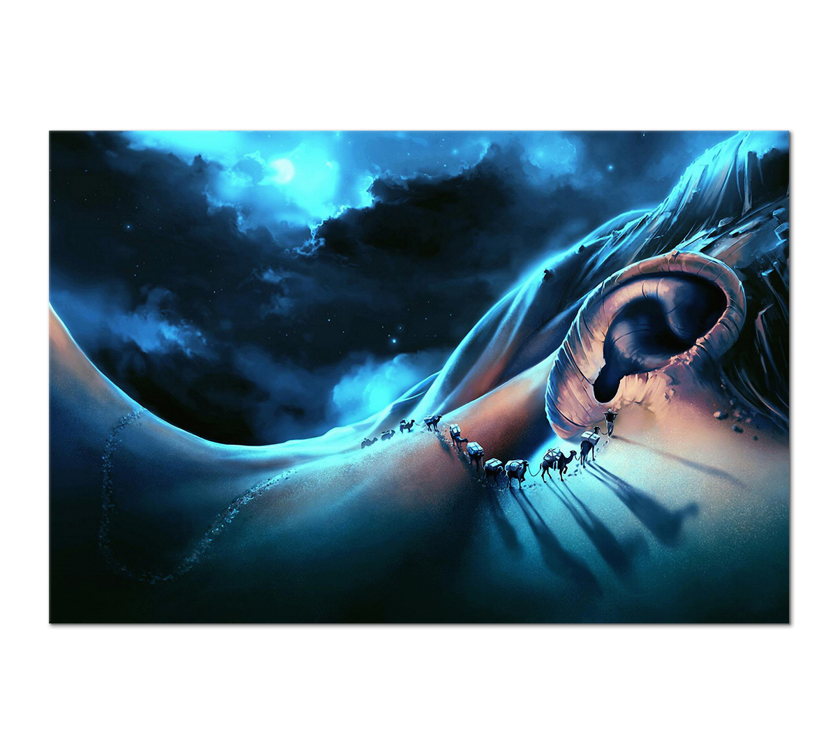 

Картина интерьерная на холсте Poly Print Art Караван 40х60 см.
