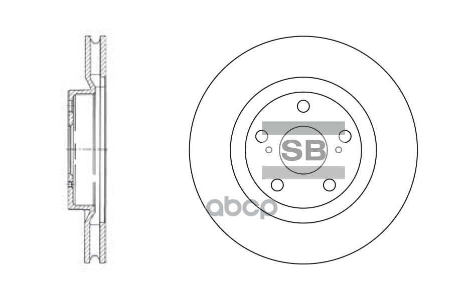 

Торм.Диск Пер. Sangsin brake арт. SD4021