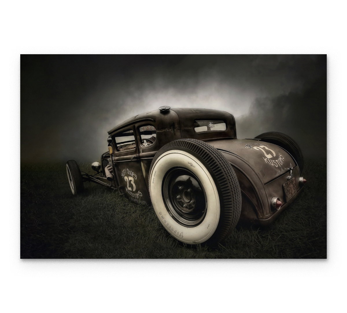 

Картина интерьерная на холсте Poly Print Art Старый автомобиль 50х70 см.