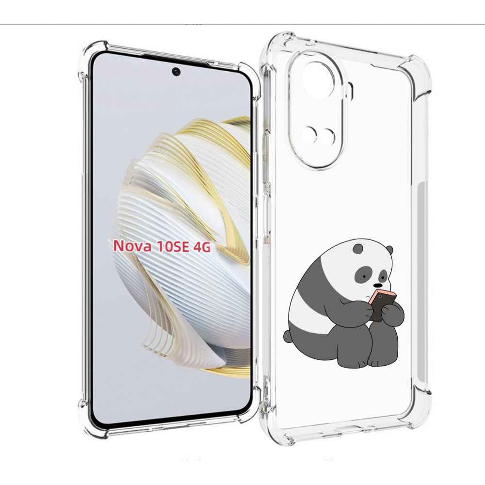

Чехол MyPads панда-в-телефоне для Huawei Nova 10 SE, Прозрачный, Tocco