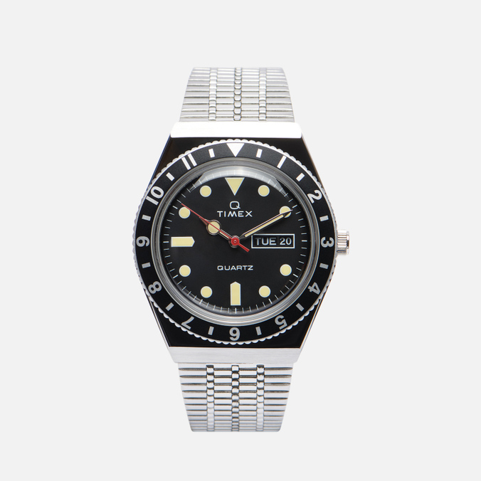 фото Наручные часы мужские timex q diver tw2u61800_серебряный