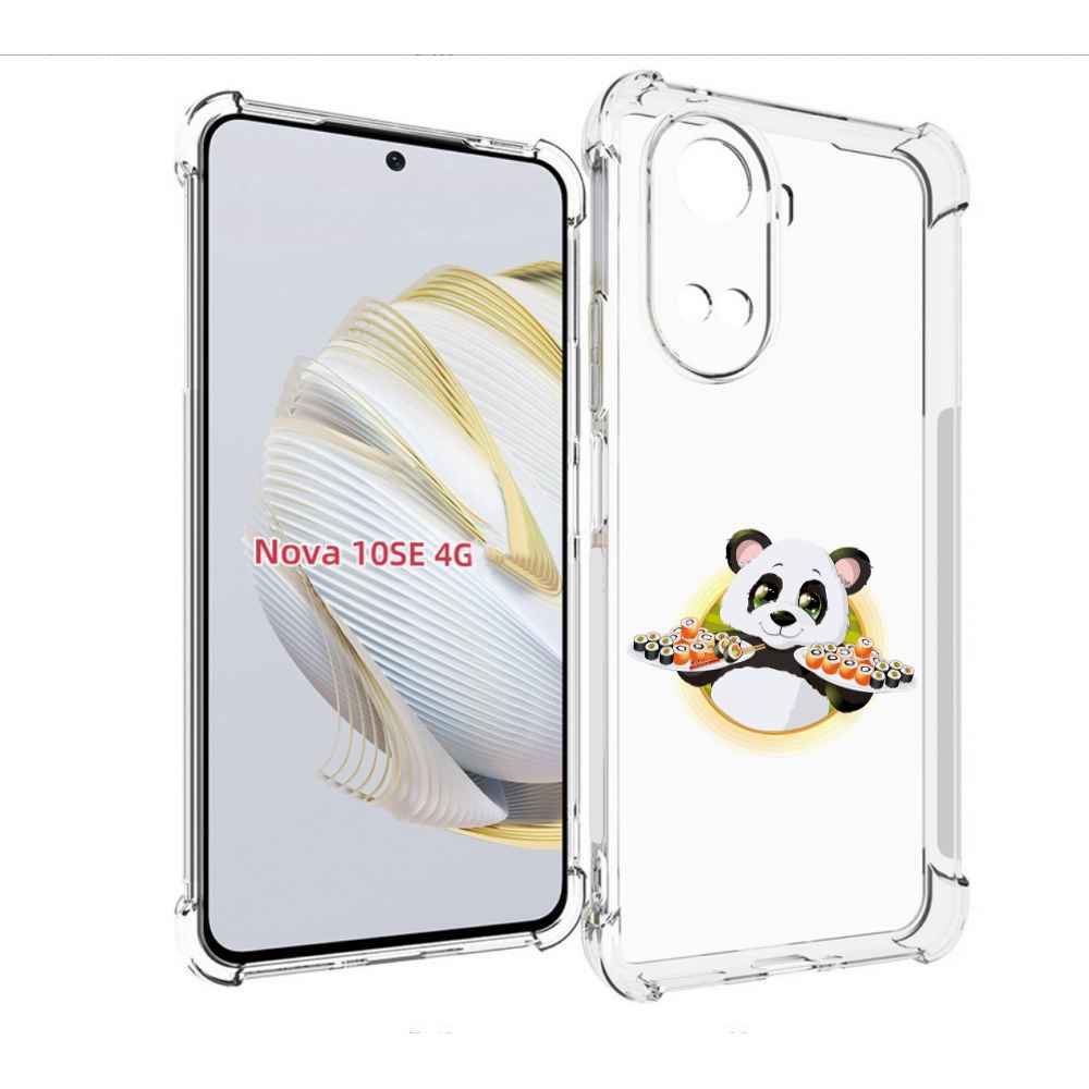 

Чехол MyPads панда-с-суши для Huawei Nova 10 SE, Прозрачный, Tocco