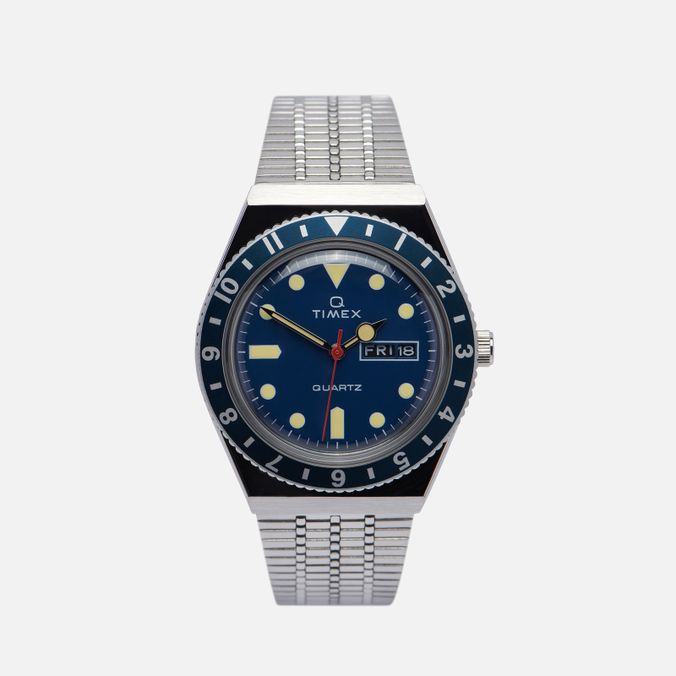 фото Наручные часы мужские timex q diver tw2u61900_серебряный