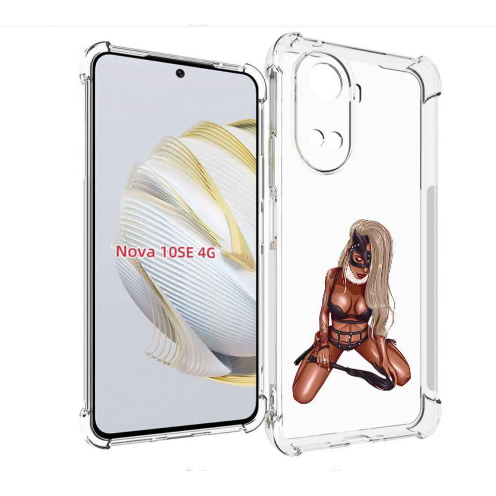 

Чехол MyPads плохая-девушка женский для Huawei Nova 10 SE, Прозрачный, Tocco