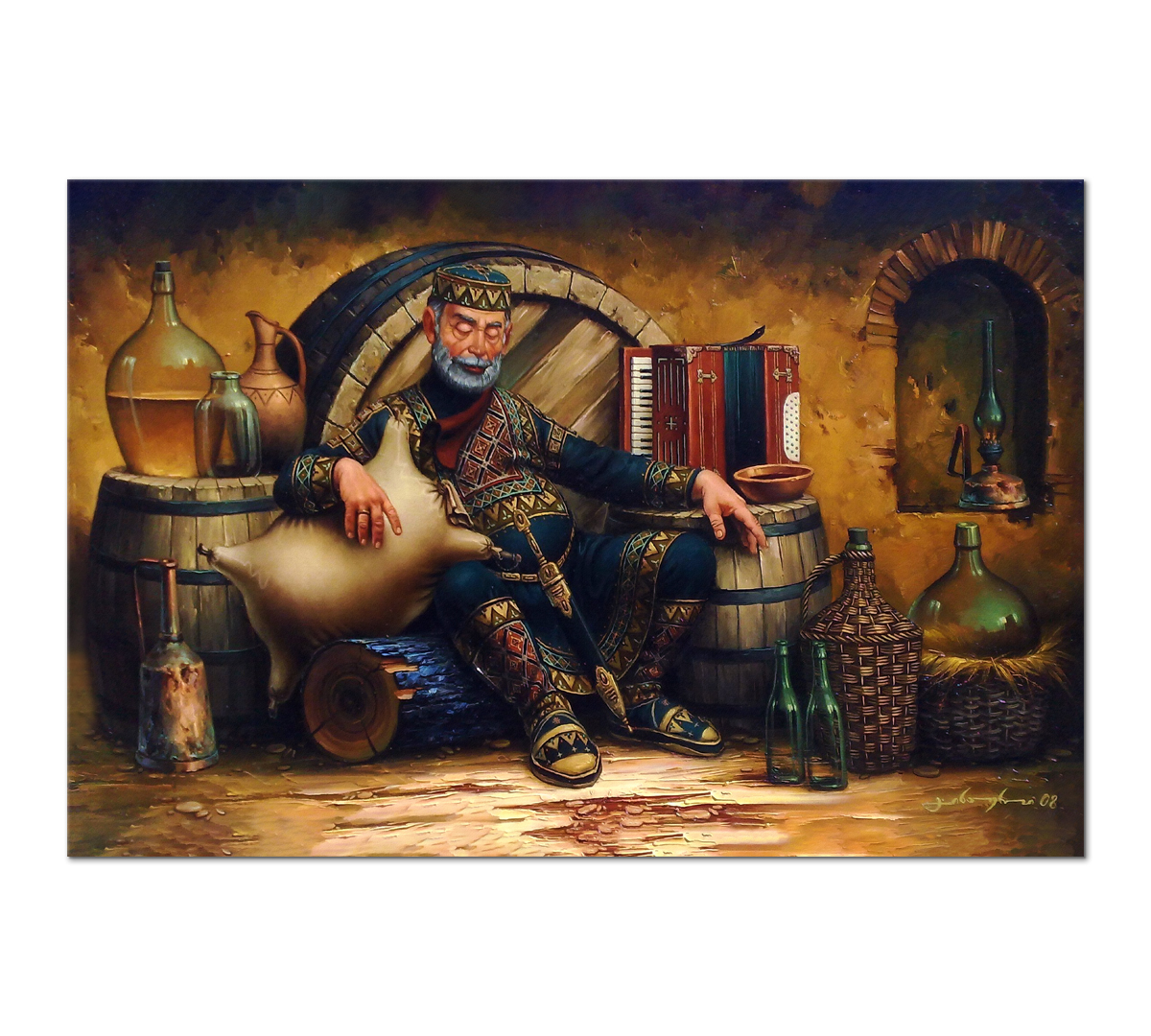 

Картина интерьерная на холсте Poly Print Art репродукция 2 автор Гела Инаури 60х40 см