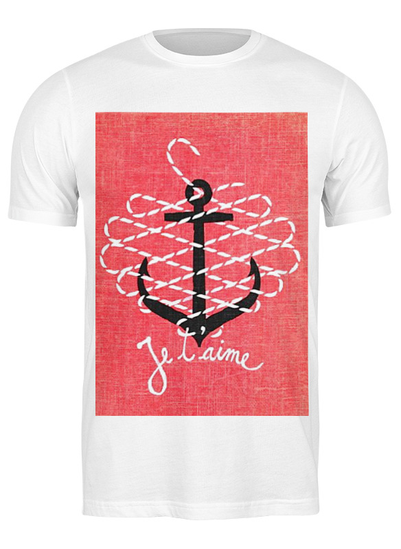 

Футболка мужская Printio Je t'aime белая 3XL, Белый, Je t'aime