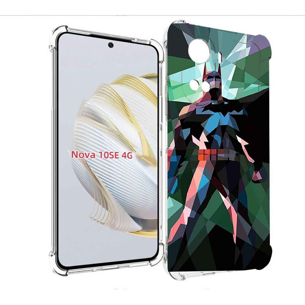 

Чехол MyPads полигональный-бэтмен-арт для Huawei Nova 10 SE, Прозрачный, Tocco