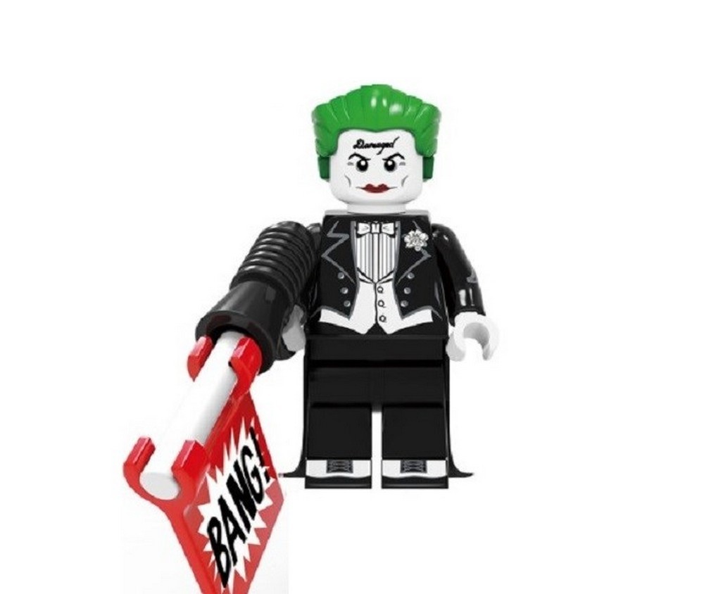 

Фигурка Джокер (Joker) в черном костюме из фильма Отряд самоубийц совместима с лего