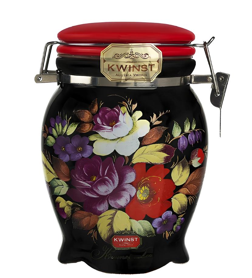 Чай KWINST черный листовой цейлонский Чайная ваза черная, 60 г