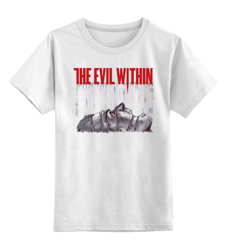 Футболка детская Printio The evil within цв. белый р. 140