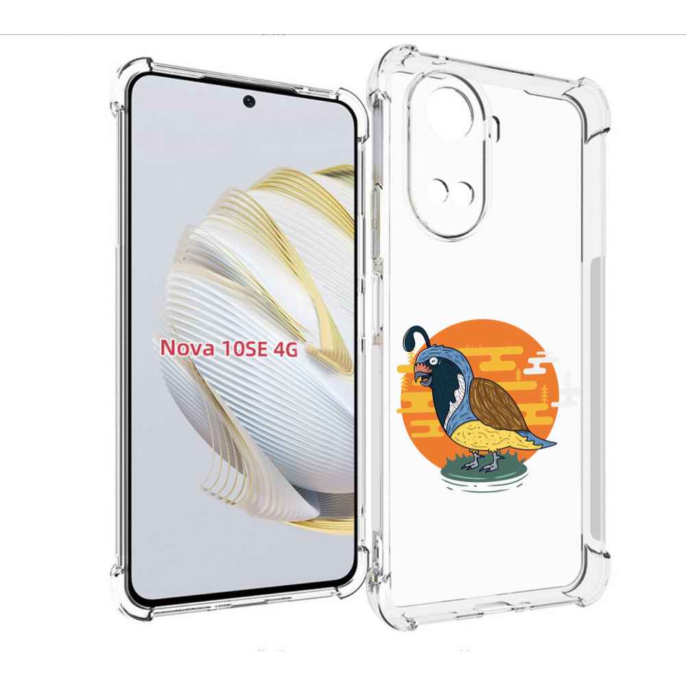 

Чехол MyPads попугай-на-острове для Huawei Nova 10 SE, Прозрачный, Tocco