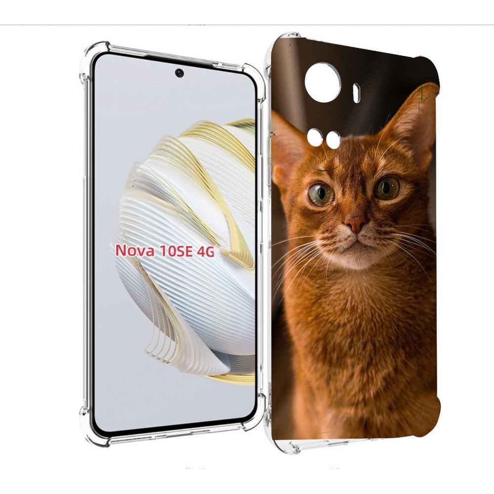 

Чехол MyPads порода кошки абисинская для Huawei Nova 10 SE, Прозрачный, Tocco