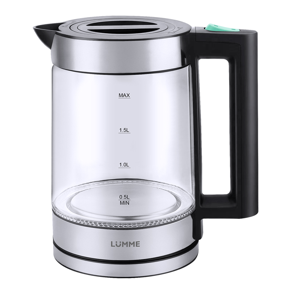 Чайник электрический LUMME LU-4107 1.8 л зеленый, черный тостер lumme lu 1201 зеленый серебристый