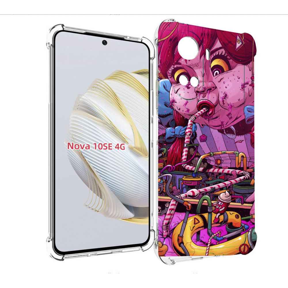 

Чехол MyPads прикольная сладкая картинка для Huawei Nova 10 SE, Прозрачный, Tocco