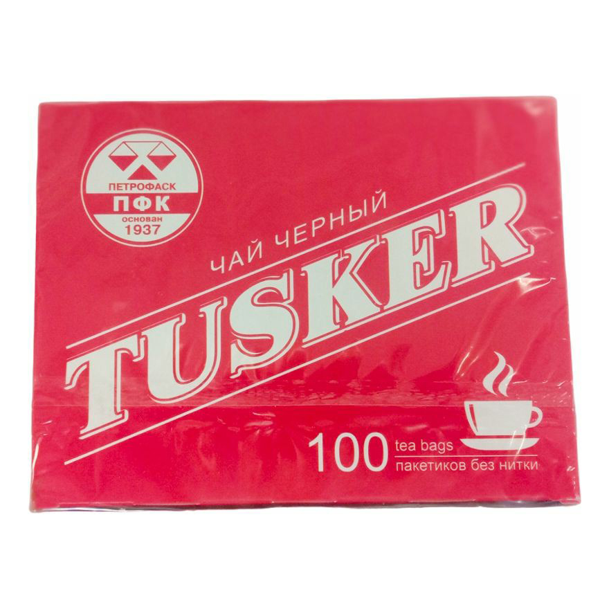 

Чай черный Tusker в пакетиках 1,5 г х 100 шт