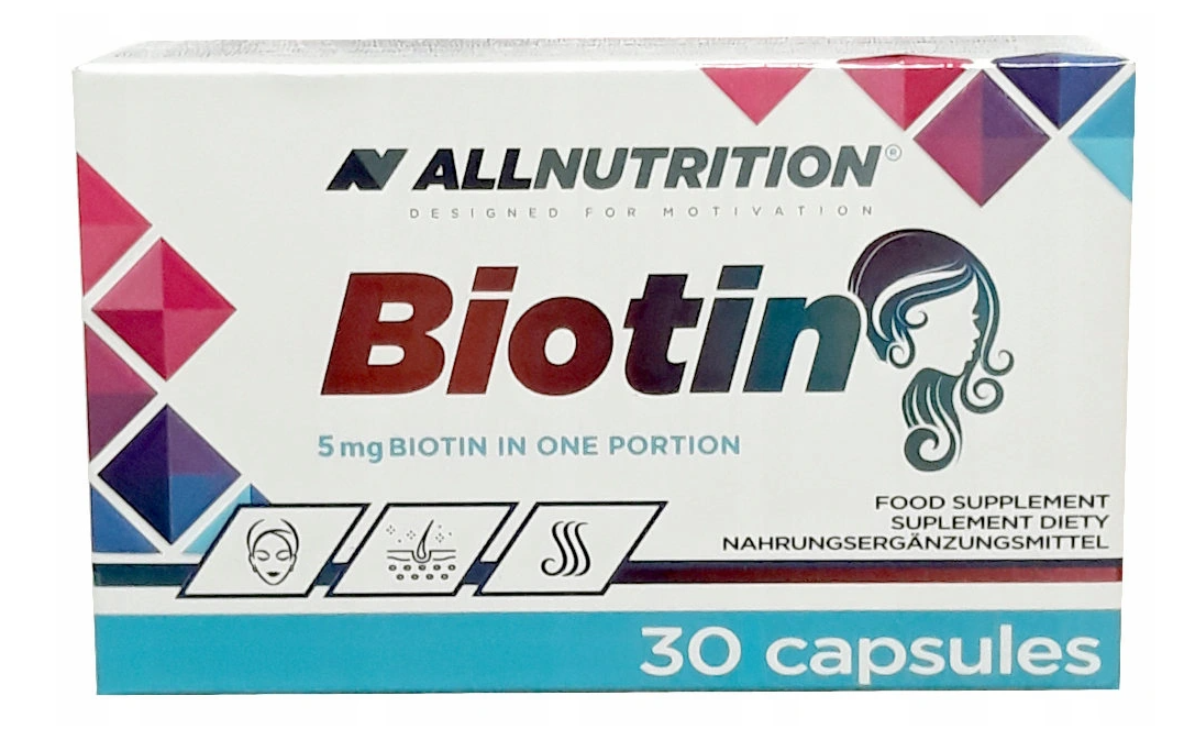 Биотин Allnutrition Biotin 5mg 30 капсул 549₽