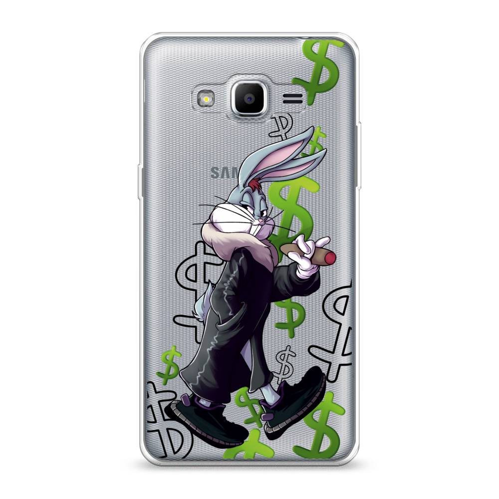 

Чехол на Samsung Galaxy Grand Prime "Rich Bugs Bunny", Зеленый;черный;голубой, 22350-6