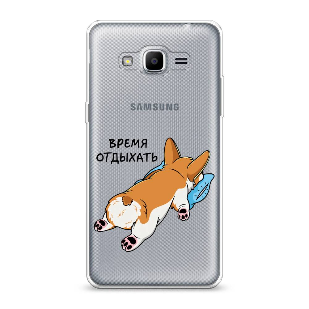 Чехол на Samsung Galaxy Grand PrimeКорги отдыхает