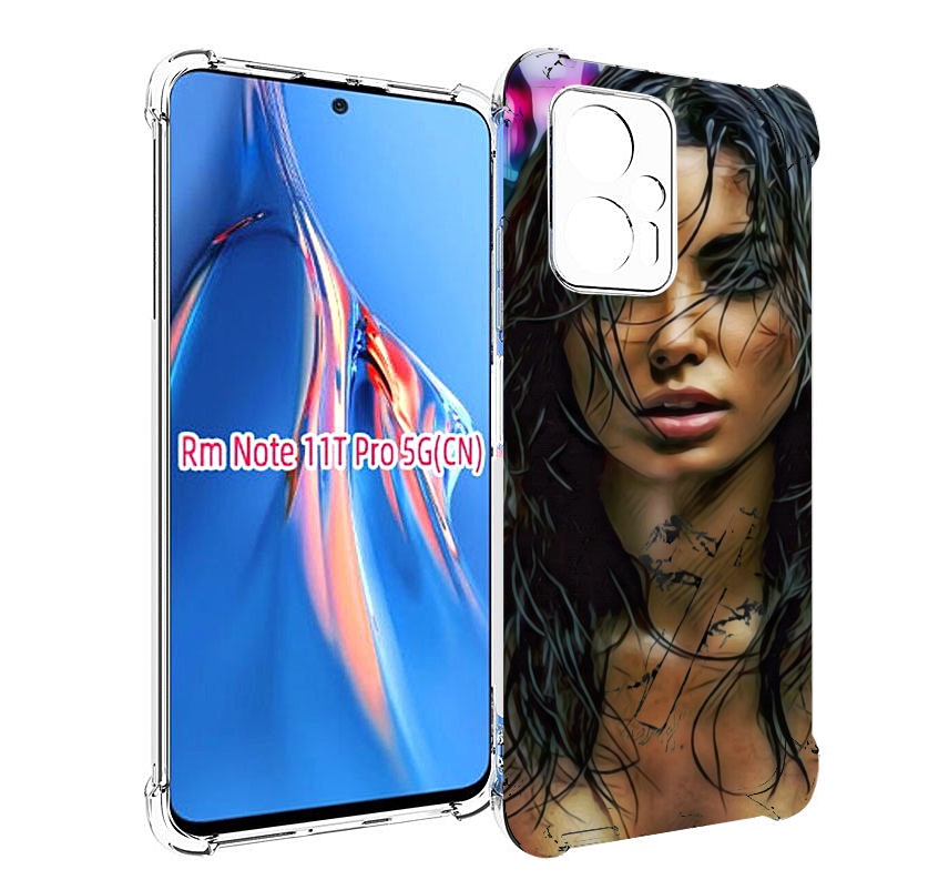 

Чехол MyPads девушка с мокрыми волосами женский для Xiaomi Redmi Note 11T Pro / 11T Pro..., Прозрачный, Tocco
