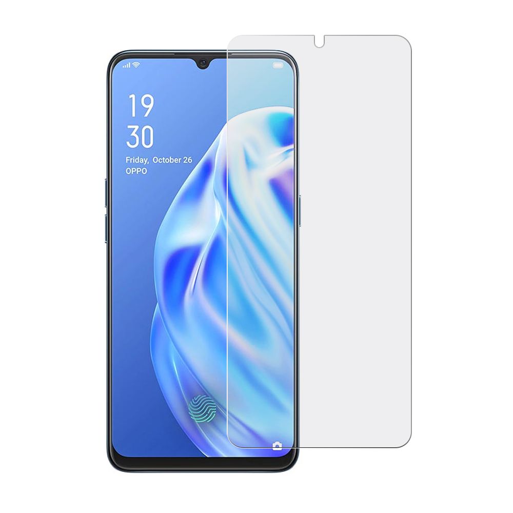 

Стекло защитное гибридное МАТОВОЕ Krutoff для Oppo F15