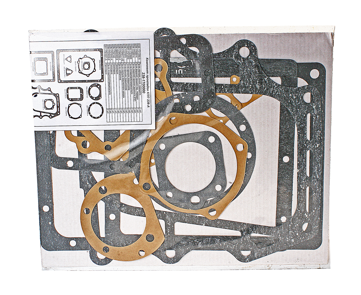 Прокладка РУССКИЙ ДВИГАТЕЛЬ 238А-1700001