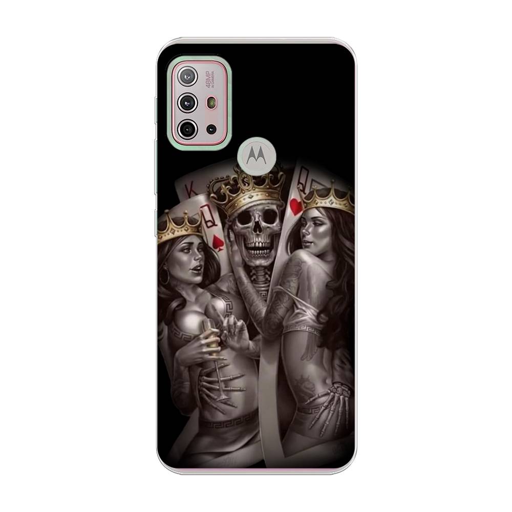 

Чехол на Lenovo K13 Note "Карты король и королевы", Серый;желтый, 242150-6
