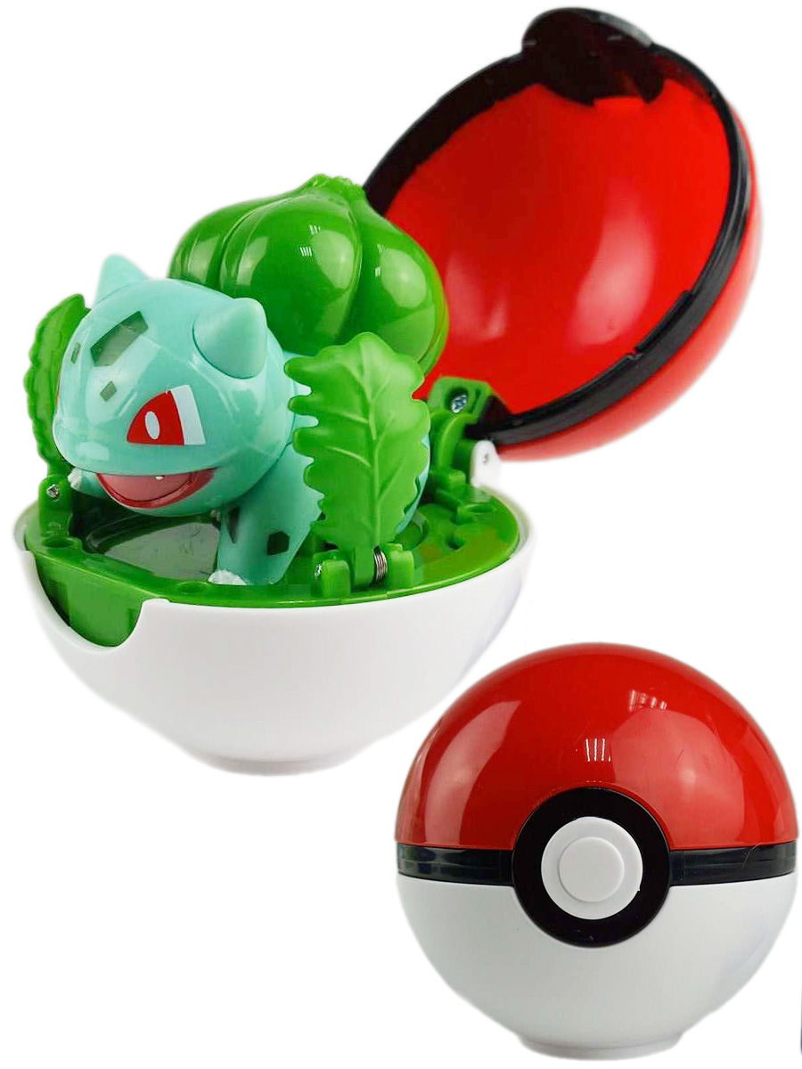 Фигурка StarFriend покемон Бульбазавр в покеболе Pokemon Bulbasaur 14х12 см 1985₽